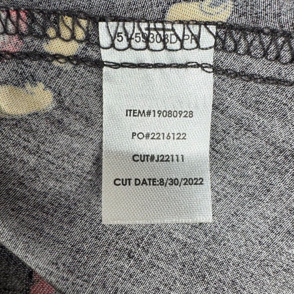 TORRID x Disney 4D Mickey Mouse AOP Zip Front Tunic Blouse Gray Womens 2X - Picture 7 of 12